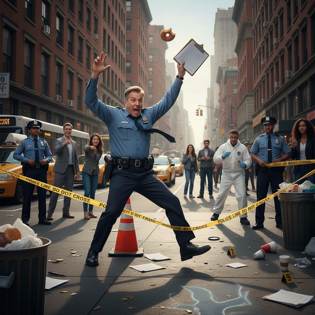 Frank Drebin Jr. Battles Crime and Clumsiness in Reboot