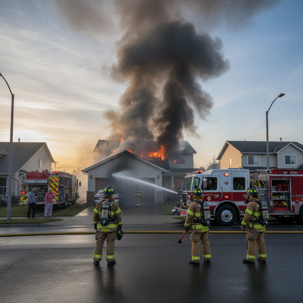 West Jordan Home Fire Under Investigation After Early Morning Blaze