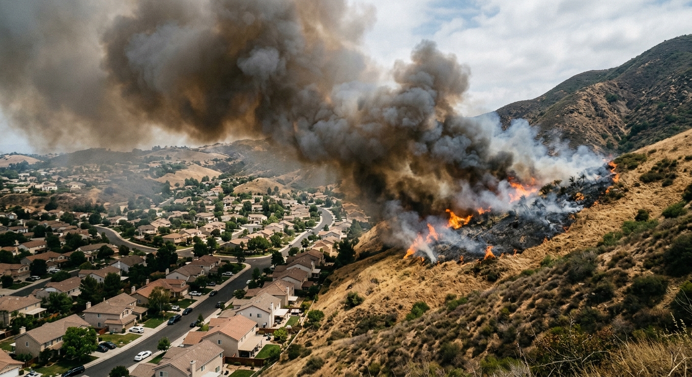 Ensign Peak Fire Threatens Homes in Utah Amid Red Flag Warning